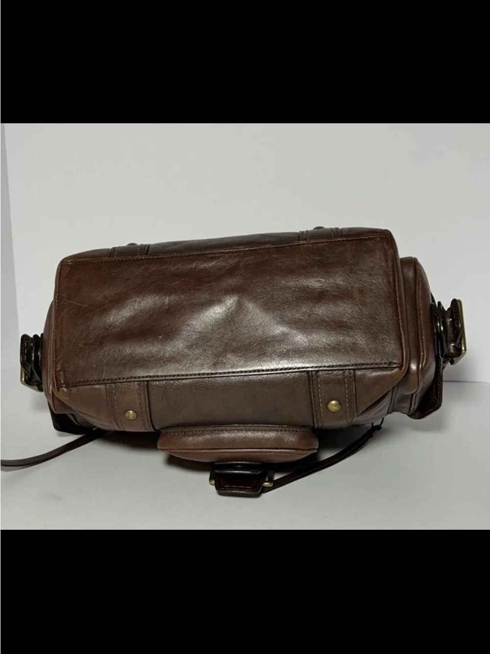 Coach Legacy Shoulder Bag/Tote Cognac Leather,Chunky Brass Hardware,RARE/VINTAGE
